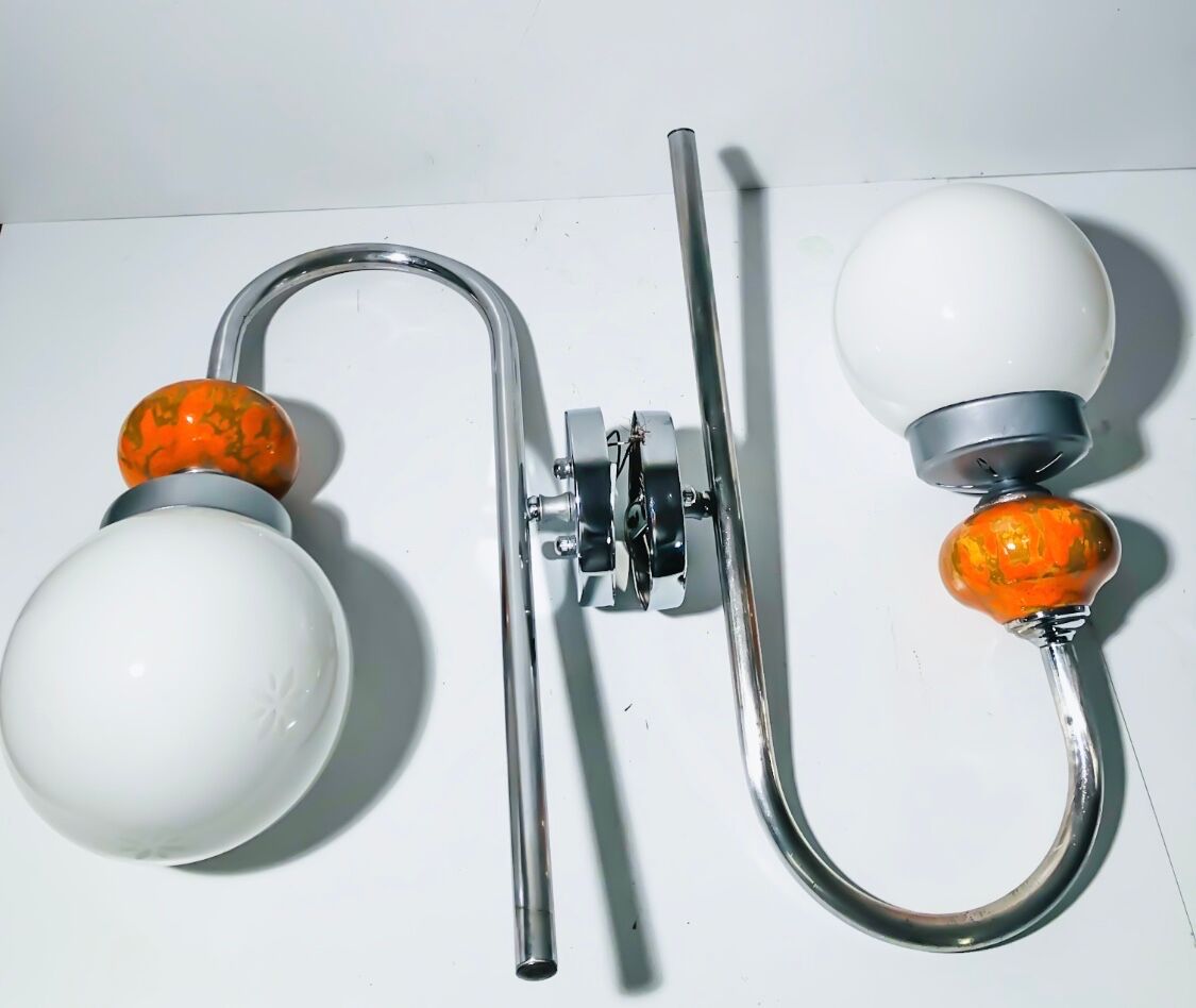 Vintage ball sconces