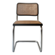 Chaise design vintage Cesca modèle B32 chromée & cannage par Marcel Breuer