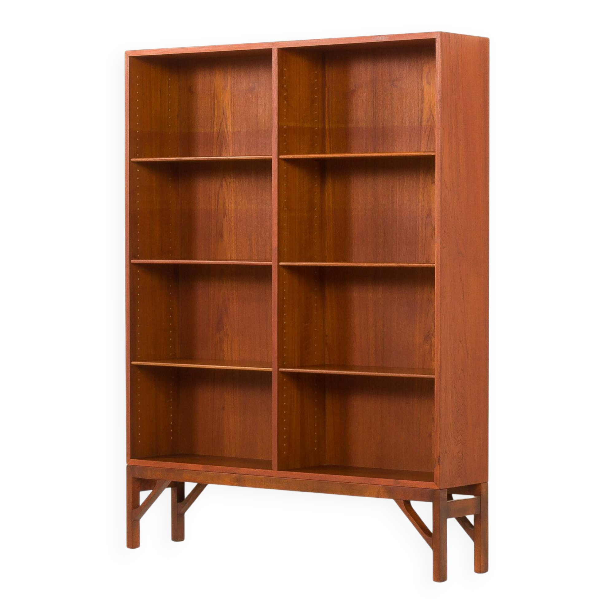 Borge Mogensen China series teak bookcase for C. M. Madsen, Denmark, 1960s