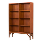 Borge Mogensen China series teak bookcase for C. M. Madsen, Denmark, 1960s