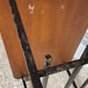 Vintage 50s design wood and metal coffee table