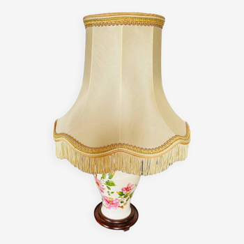 Lampe porcelaine et tissu