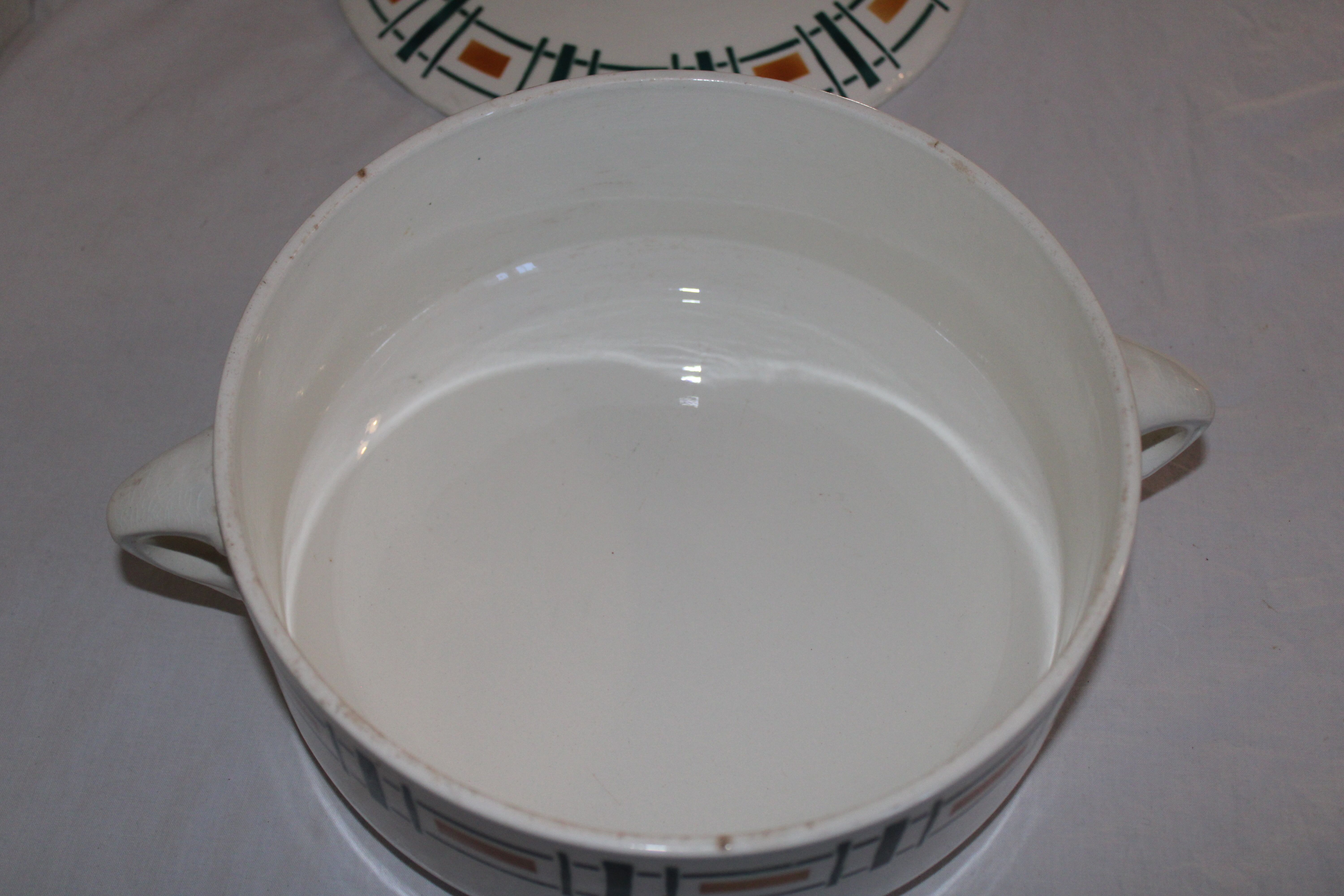 Former soup tureen Badonviller vintage model Quiberon