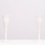 pair Alabaster Table lamps by A Pegasam Spain 1970s