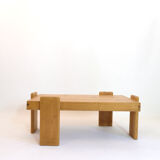 Solid pine coffee table from the 70s