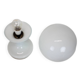 All Glass Table Lamp by Valasske Mezirici, 1960s, Czechoslovakia