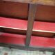Old vintage wooden low cabinet