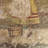 French vintage oil painting, L'Angelus des ecoliers, signed D. Ladrens