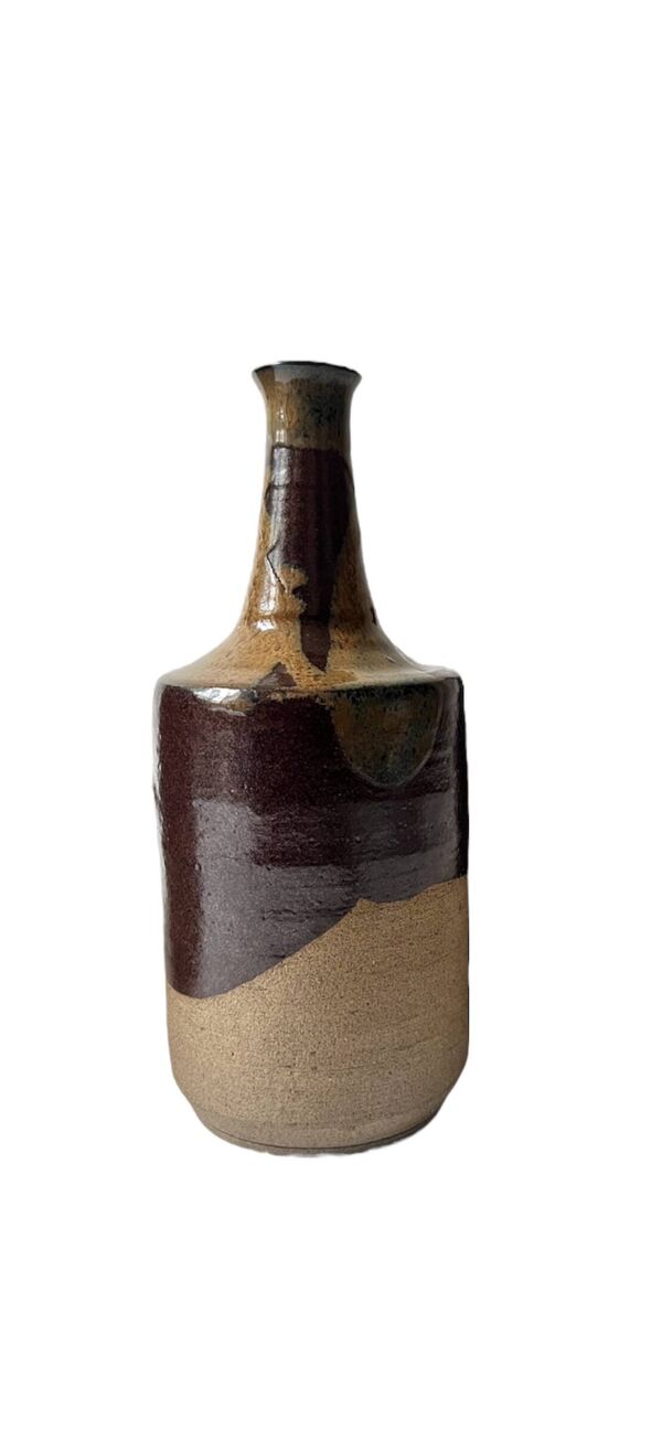 Céramique - Vase soliflore en grès émaillé, France vers 1970