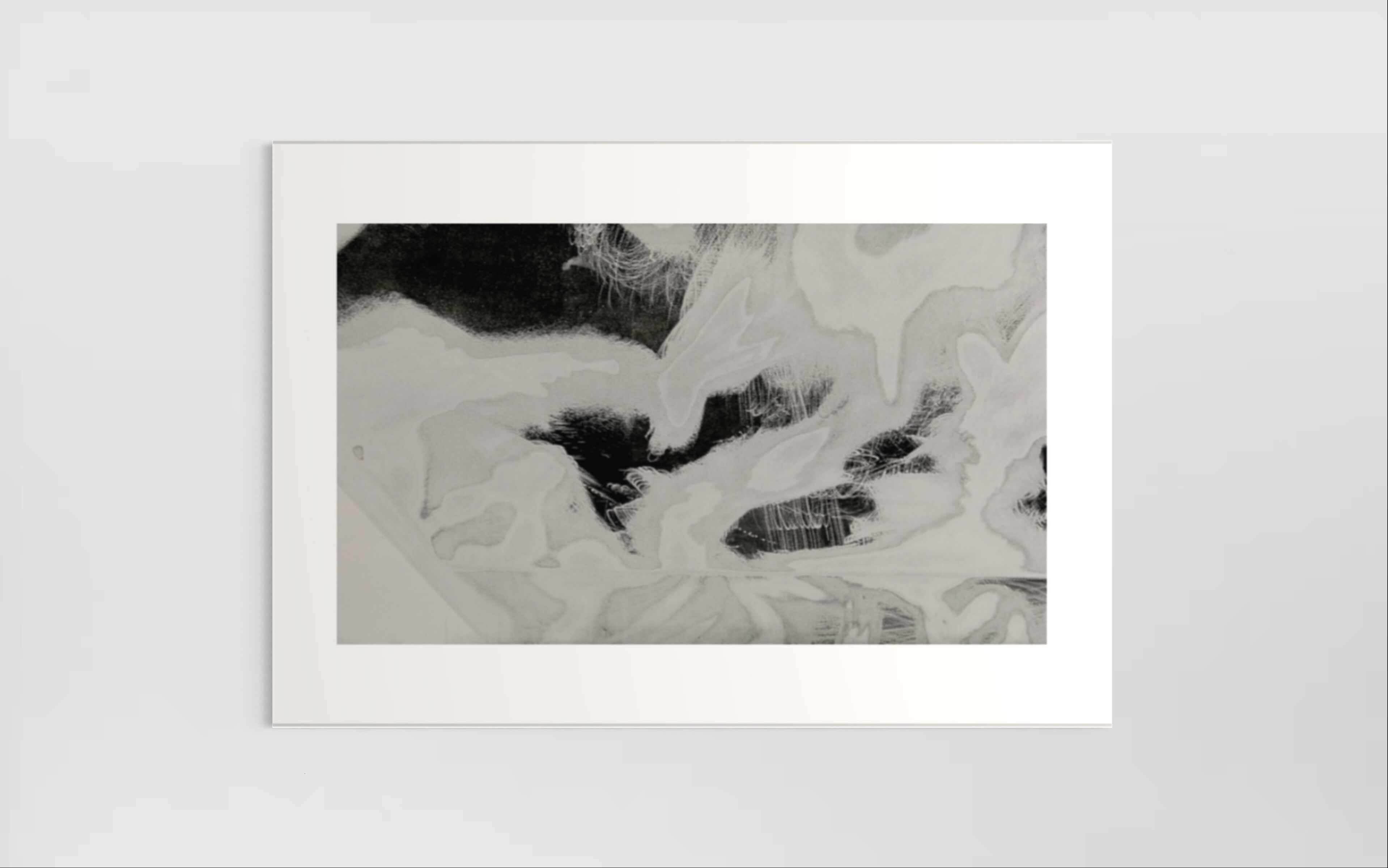 Allugraphy on paper by the artist Mathilde Schaub