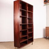 Large Danish high bookshelf in rosewood by Erik Brouer 1960.