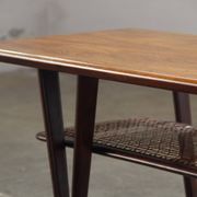 Vintage coffee table, Danish Design with V-Shaped Legs, Kurt Østervig 1950s