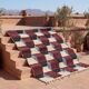 Authentic handmade Berber rug from the Atlas, size 3/4 m.