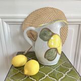 Ceramic lemon pitcher