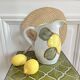 Ceramic lemon pitcher