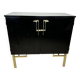 Guy Lefevre black lacquer storage unit 1970