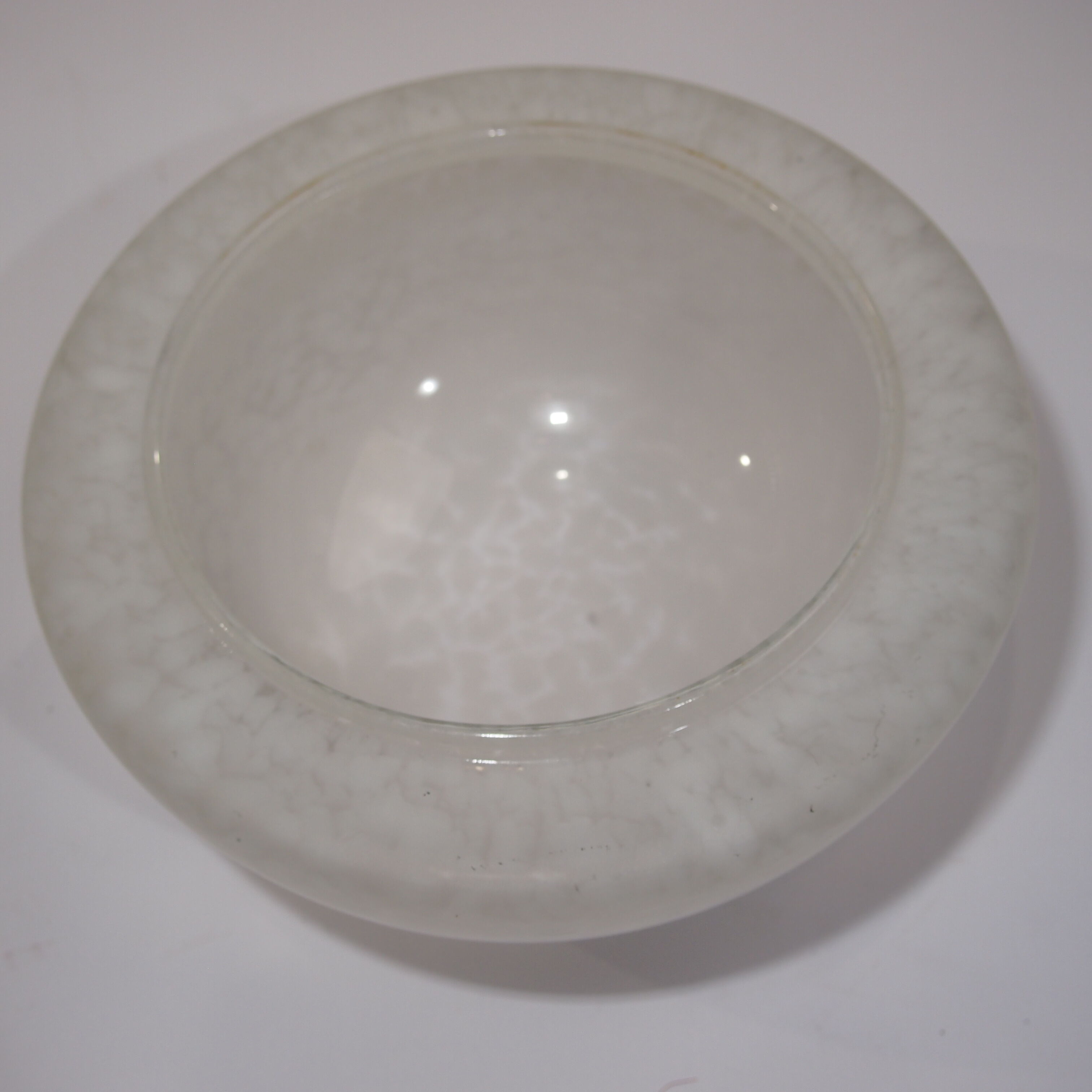 Glass vintage globe ceiling light