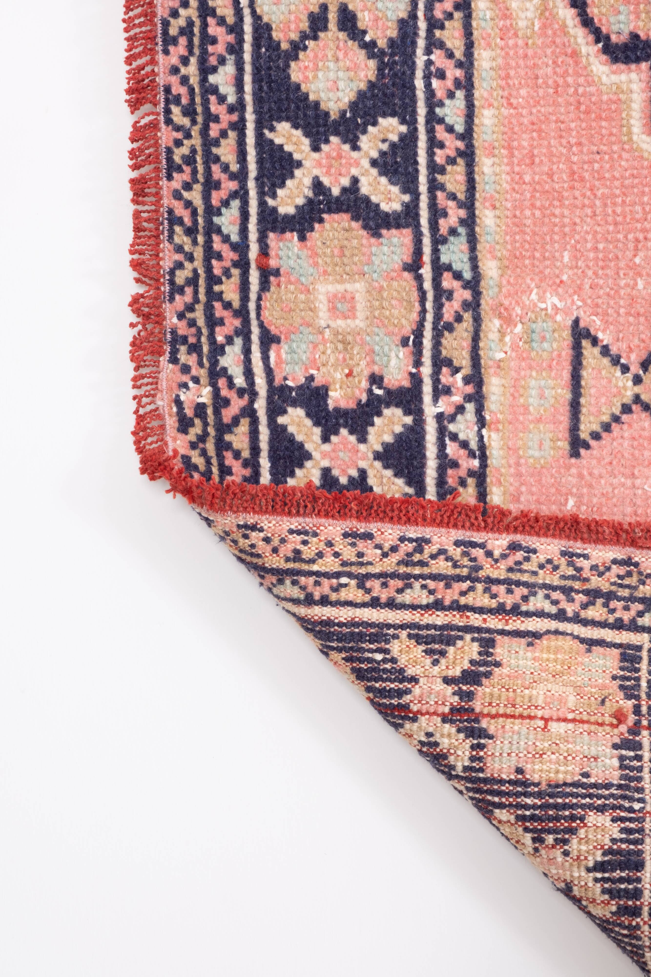 Overdyed Long and Wide Turkish Oushak Runner 4'7" X 11'10"