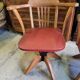 Pair of adjustable office chairs vintage 1960