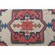 Vintage Turkish Hand-Knotted Wool Cotton Pink Area Rug 192x274