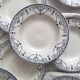 10 earthenware soup plates "Balzac" Choisy le Roi