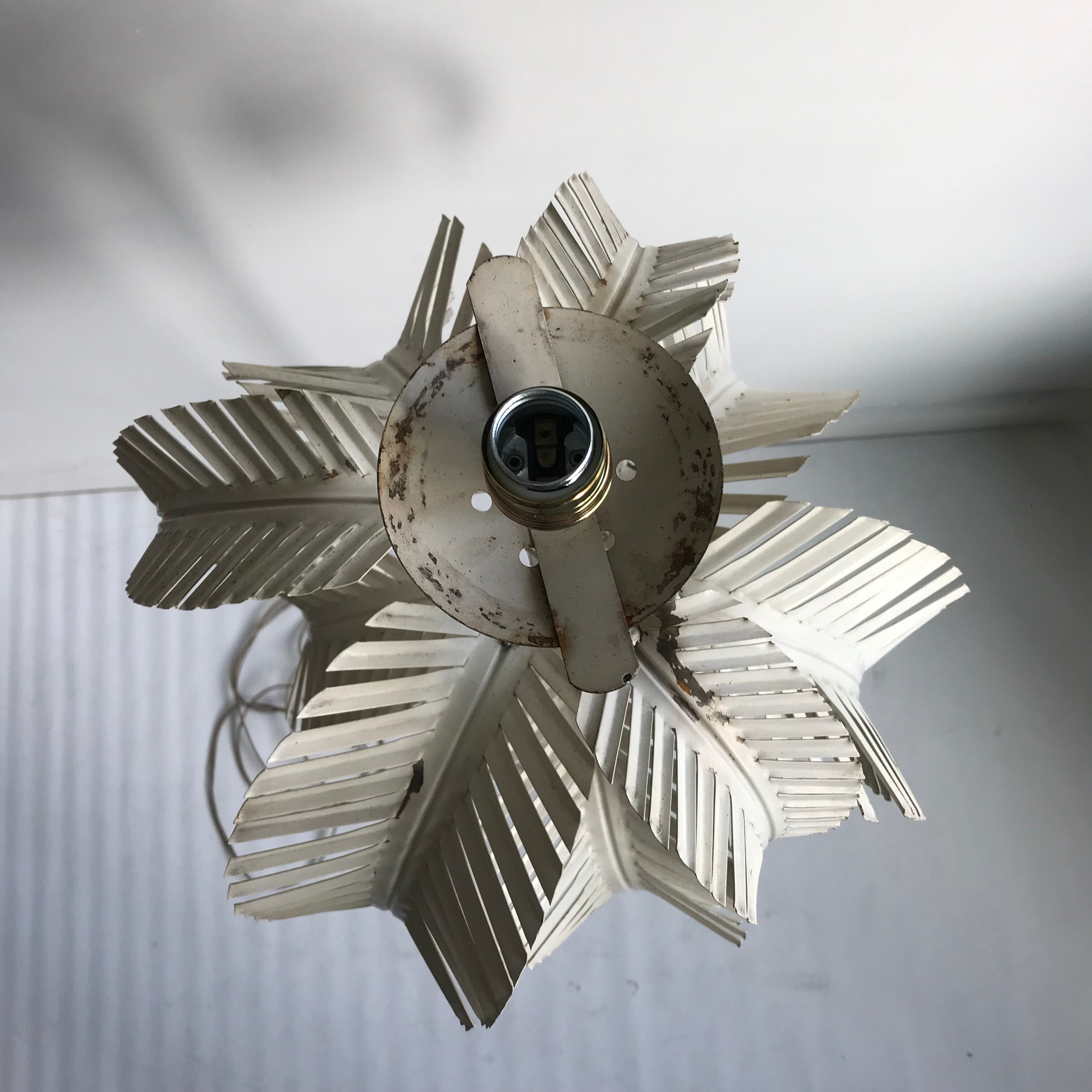 Floor lamp leaves palm