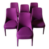 6 Febo Chairs By Antonio Citterio For Maxalto