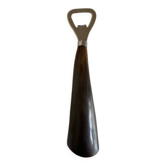 Country bottle opener in horn, living room object, 1970