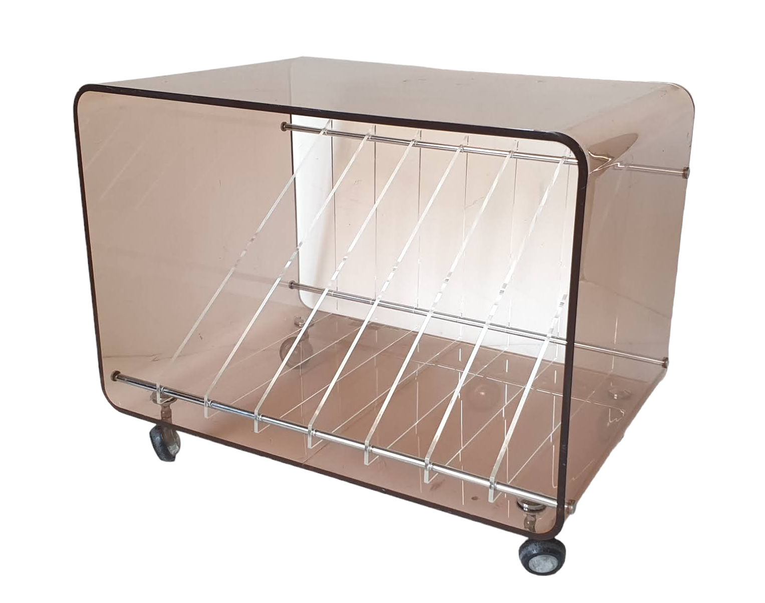 Vinyl storage table Michel Dumas Creations