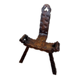 Brutalist tripod stool