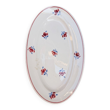 Plat ovale ancien