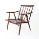 Fauteuil vintage Boomerang par Ton, Tchécoslovaquie 1960