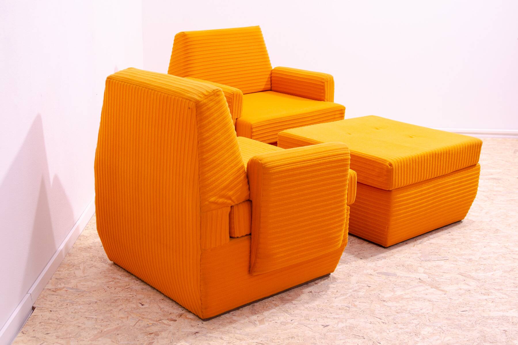Ensemble de salon vintage Eastern Bloc par Jitona, Tchécoslovaquie, 1970