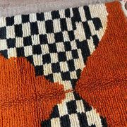 Tapis berbère marocain authentique tissé à la main 200cmx200cm