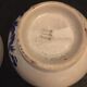 4 antique earthenware bowls with different patterns