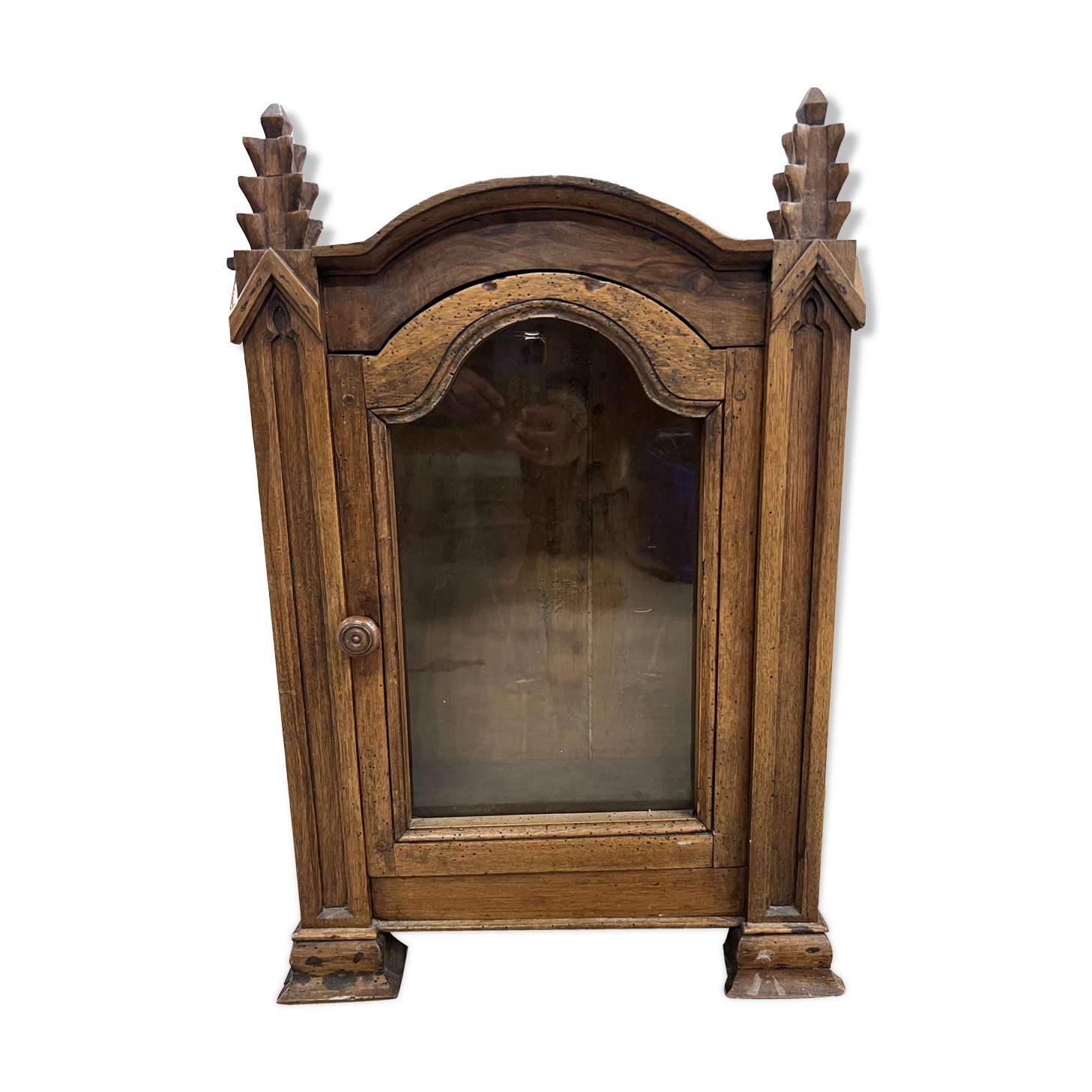 Doll cabinet in solid oak