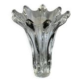 Crystal vase called "Giraffe Head" by Art Vannes France, 1950s.