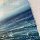 Tableau Huile sur toile plage de Sète  années 80