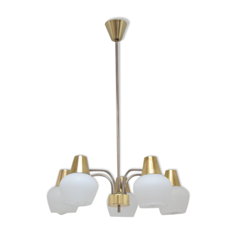 Mid-century Chandelier by Kamenicky Senov 1970's.