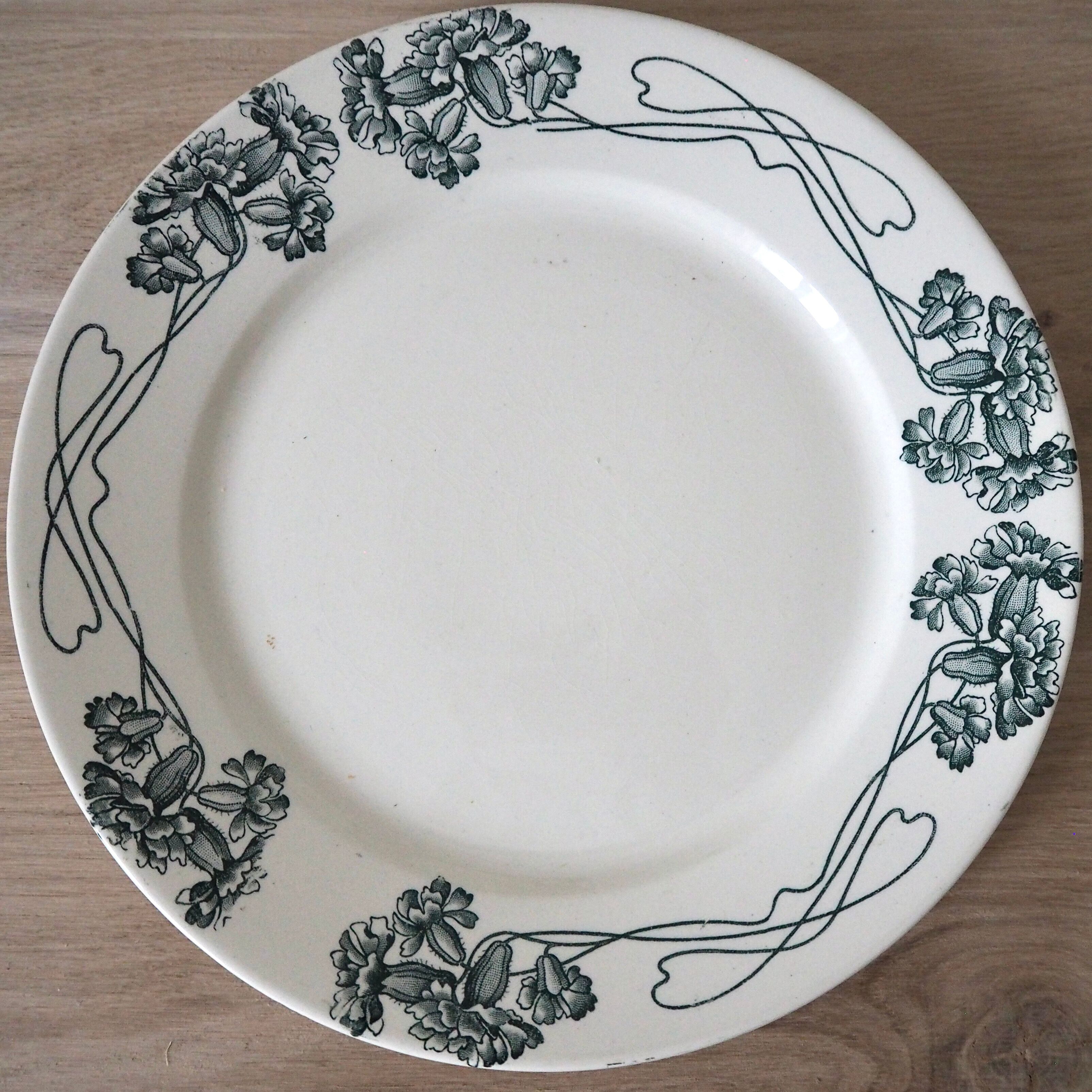 Set de 5 assiettes dépareillées Terre de Fer