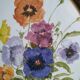Aquarelle anglaise "Quelques pensées pour vous"1960