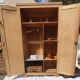Parisian wardrobe in raw wood