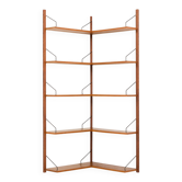 Poul Cadovius corner shelving unit for Cado, 1960s