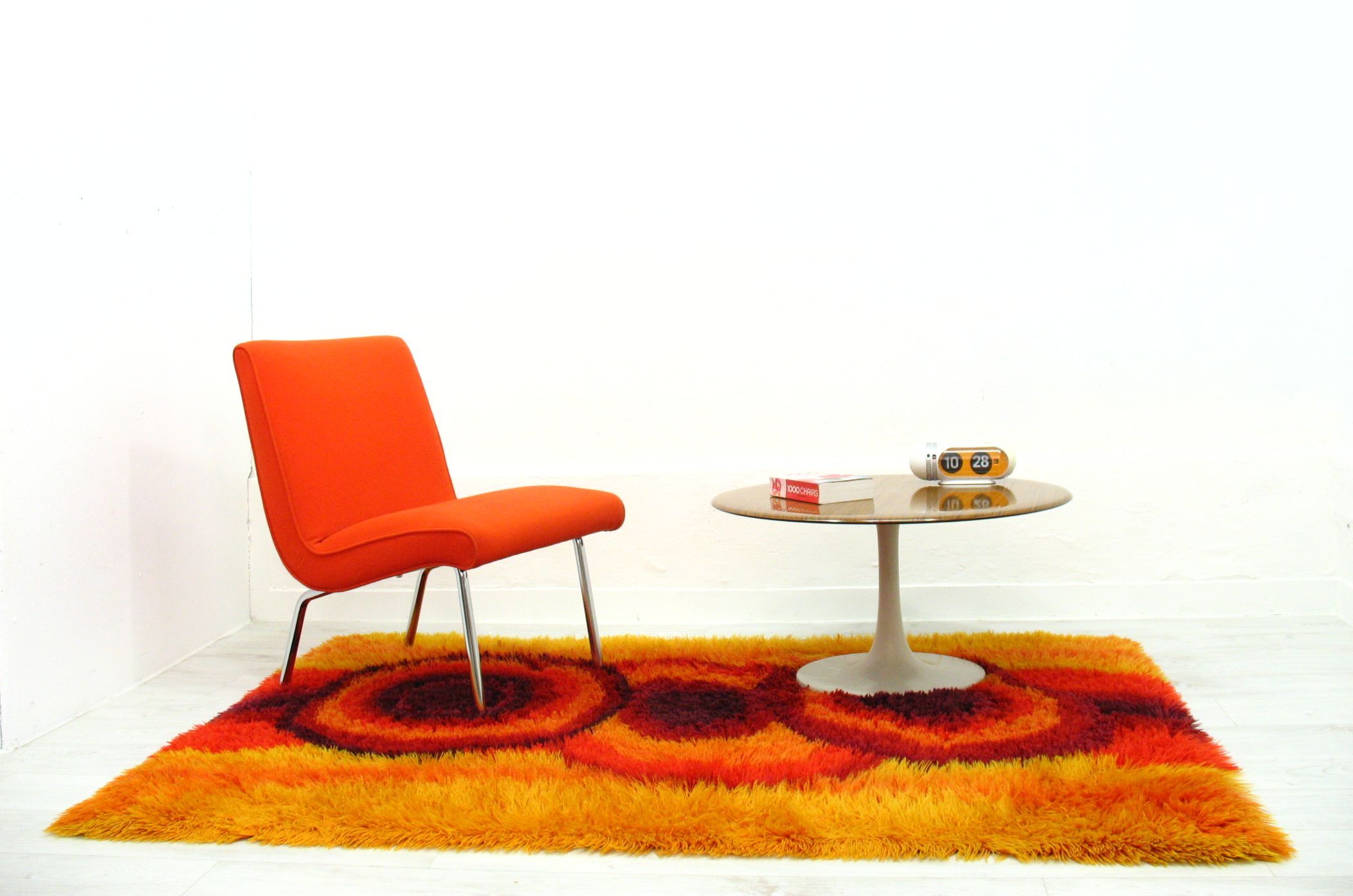 Scandinavian Carpet, 1970s 200x138cm