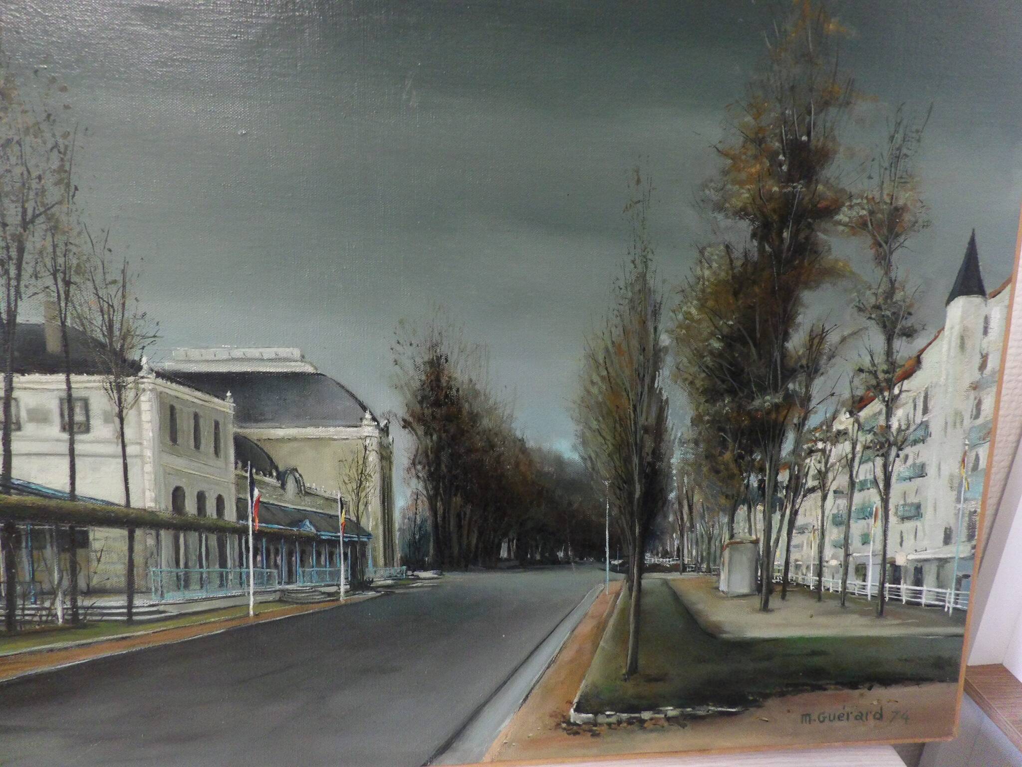 view from the esplanade of the Néris-les-Bains casino