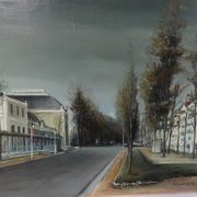 vue de l'esplanade du casino de Néris les bains