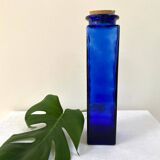 Bocal XXL en verre bleu cobalt