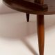Vintage Mid-Century Modern beech wood TV side table, Poland, 1960s