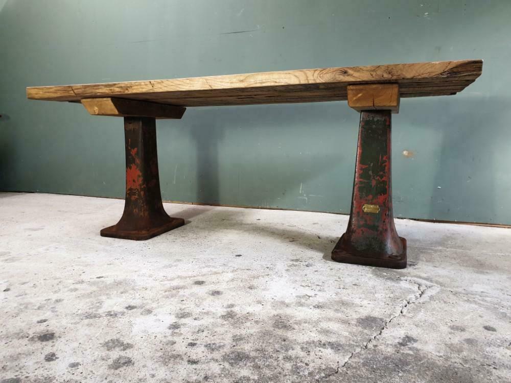 Industrial dining table