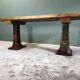 Industrial dining table